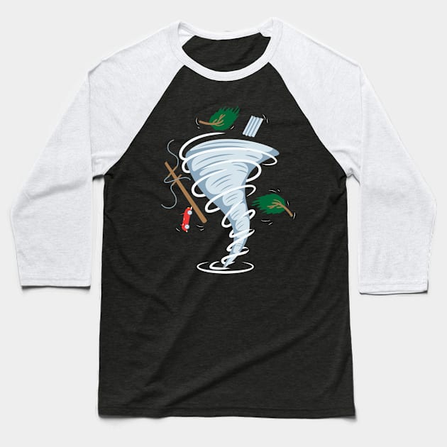 Meteorology Future Meteorologist Baseball T-Shirt by Shirtjaeger